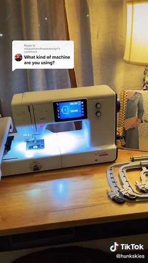 Reply to @wispyahandmadedesign #embroiderymachine I use #BernetteB79 #...