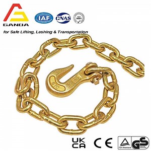 [Hot Item] Lashing Chain, Transprot Chain, Lashing Chain with Grab Hook, Tie Down Chain