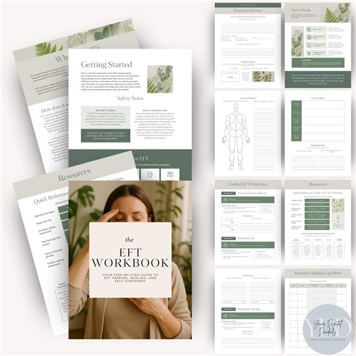 EFT Tapping Points Workbook, Somatic Therapy & Emotional Regulation Journal, Trauma-informed Counseling Tool, Stress Relief Healing Kit PDF - Etsy New Zealand