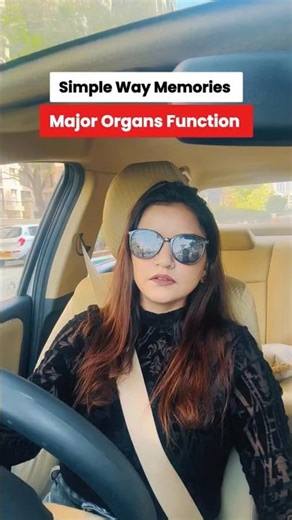 Simple Way To Memorise Major Organs Function ! | Dr Neha Shukla