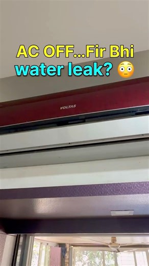 “AC band hone ke baad bhi paani aur smoke? Real reason 😳” #crazyjugaad #acexperiment #achack