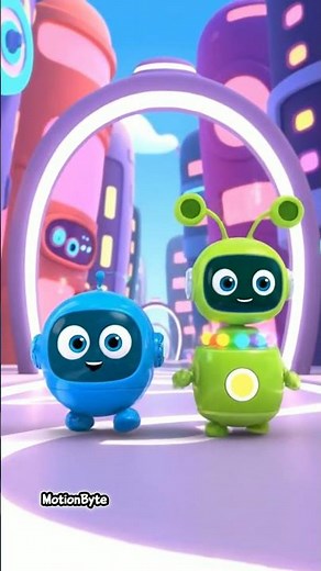 Robot City Adventure | Cute Cartoon Robots and Kids Fun Video