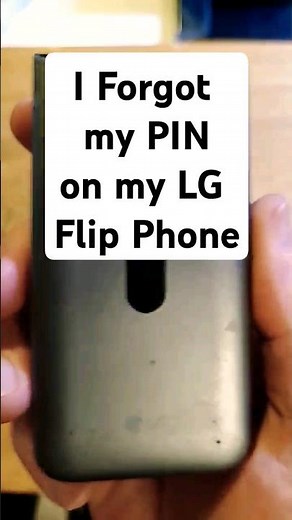 I Forgot my Pin on my LG Phone - Reset LG Classic flip phone - LG125DL