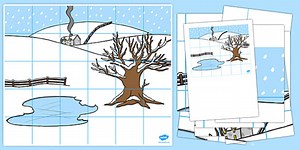 Winter Themed Bee Bot Mat