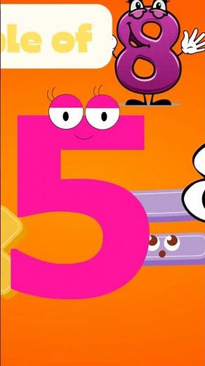 Multiplication Table of 8 Song for Kids | Learn 8 Times Table with Fun Baby Song | 3D Animation