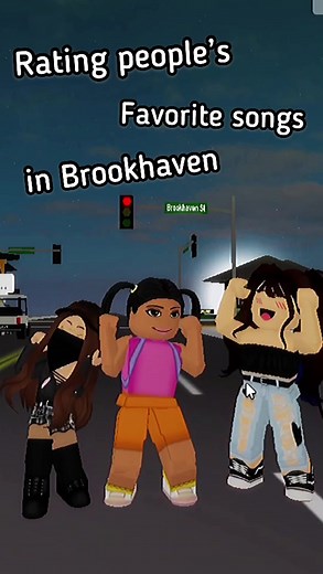 Dora rating songs in Brookhaven ✨ (Part 4) #roblox