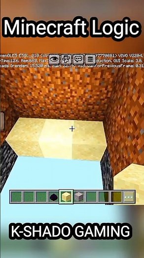 Minecraft Logic in Gravity#minecraft #viral