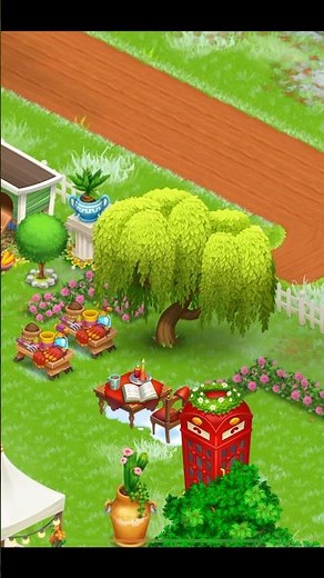 Unlocking the WEEPING WILLOW tree decoration using expansion permits #hayday #haydaydecoration