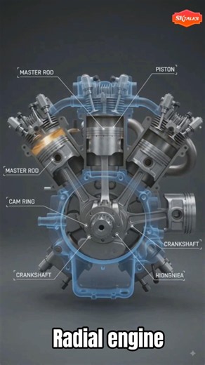 Radial engine working . #HydraulicElectricityGeneration #Hydropower #RenewableEnergy #Sustainable