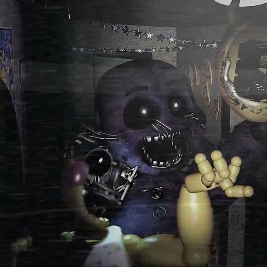 Purple Guy Vs Toy Chica FNaF 2 in Real Time Animated