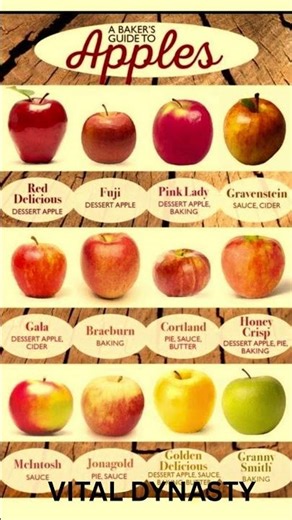 Baker's Guide to 12 Best Apples! 🍎👨‍🍳 Perfect Apple for Every Recipe #shorts