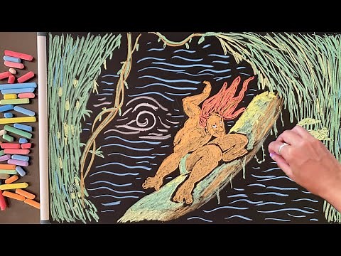 Disney's Tarzan ♫ 8 HOURS of Chalk Art and Peaceful Music
