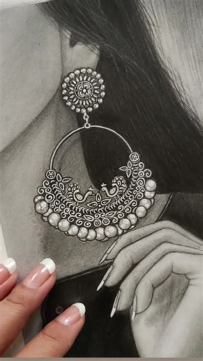 jhumka drawing sketches