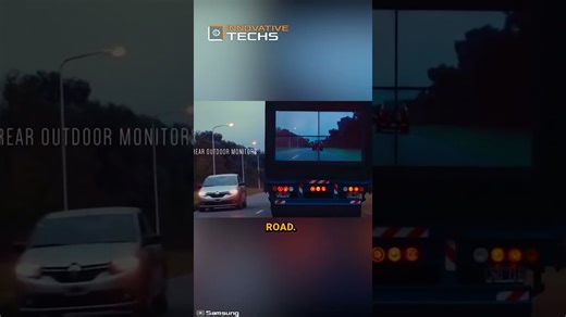 Samsung's transparent safety truck