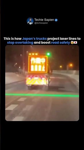 Japan’s Laser Snowplow Trucks Are Next-Level Road Safety! 🤯🇯🇵