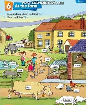 Farm Animals song Incredible English 1