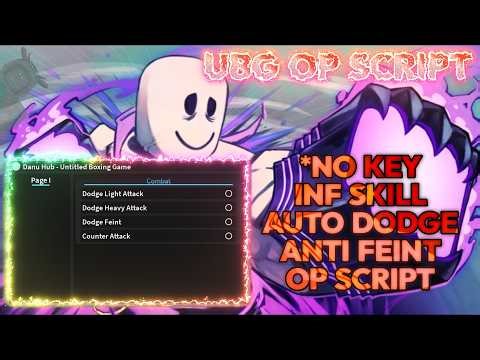 🥊Untitled boxing game🥊 Script *OP SCRIPT* | No Key, Auto Dodge, Auto Counter, Anti Feint [Daño]