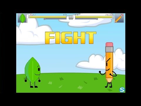 Leafy vs. Pencil - BFDI | M.U.G.E.N