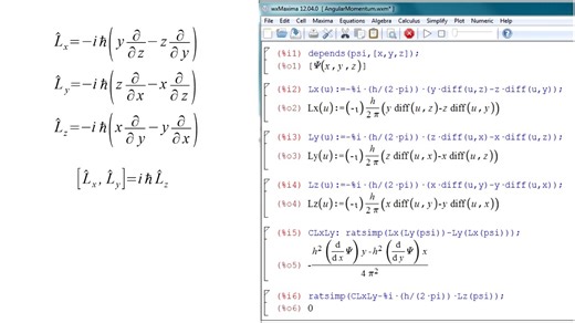 1.Quantum Mechanics 7b1 Commutator Calculations