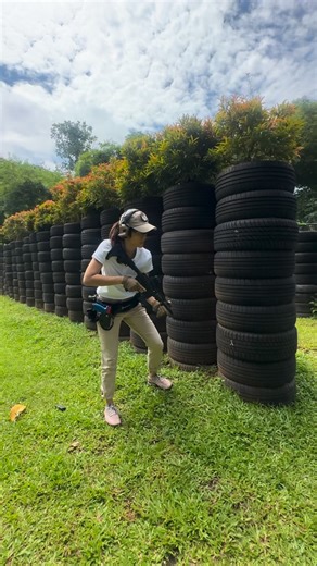 Prisia Wulansari Nasution on Instagram: "mood booster on a sunday noon #gunShooting #bauMesiu 🤗"