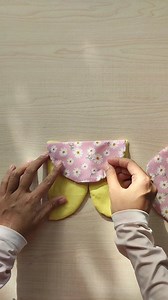 DIY coaster from round fabric #diy #tutorial #coaster #sewing #sewingideas #craftideas #sewingproject #handmadecraft #sewingtutorial #fblifestyle | Yulianti Blossom