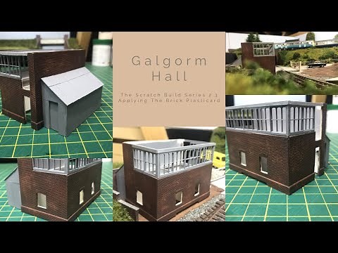 Building A OO Gauge Model Railway: The Scratch Build Series 2.3 - Applying The Brick Plasticard