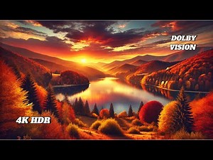 Autumn on the Plateau of Rock and Snow in 4K HDR || 4K VIDEO HD NATURE