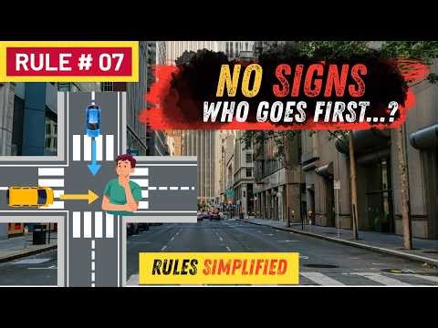 Priority at Unmarked Intersections | Driving Rules in Germany 🇩🇪