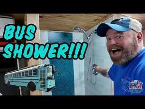 EASY Shower Kit for Skoolie Bus ~ NautiBus Gets Clean!!!