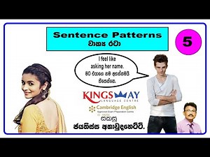 Sentence Pattern 5