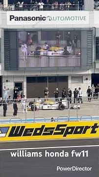 Williams Honda FW11: Engine start and driving.