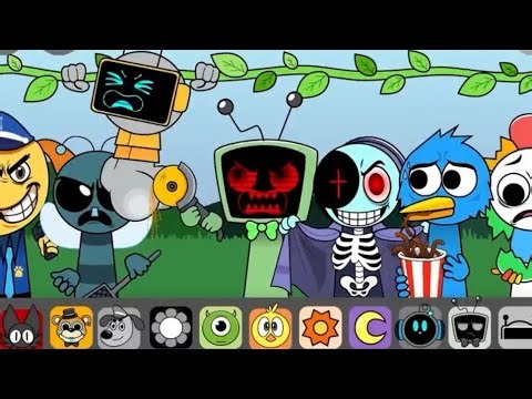 Incredibox Sprunki Retake Sinner Edition: Masha and the Bear, Astro, Dogday, Fichi/They're Monster