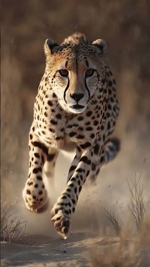 Cheetah 🐆 Running in Jungle | Fastest Animal on Earth | Wildlife Video #cheetah #cheetahgirls
