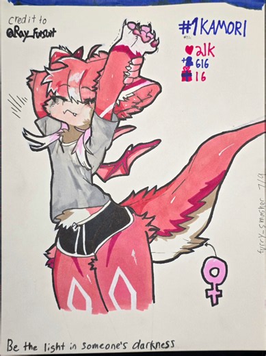 day 17 drawing furrys until i find a mentor #art #furry #live #drawing #furrys credit to oc: Ray(レイ) (@Ray_Fursuit) / X https://share.google/8Ck1besGZYqCr4mS8 tracing to learn