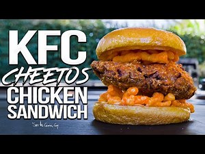 Homemade KFC Cheetos Fried Chicken Sandwich | SAM THE COOKING GUY 4K