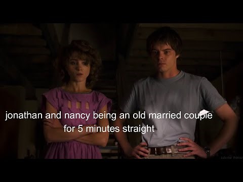 jonathan and nancy being an old married couple for 5 minutes straight