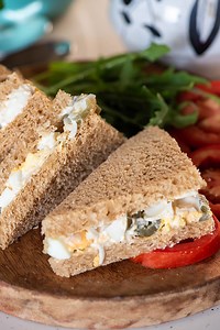Classic Egg Salad Tea Sandwich