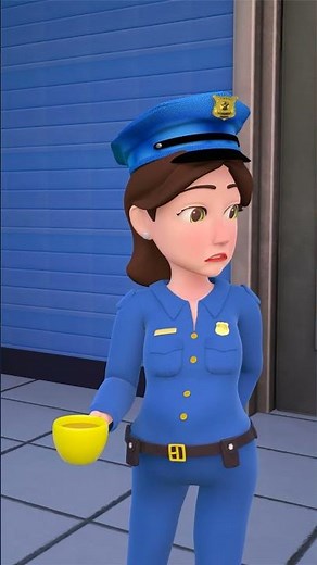 Police Officer Song | Best Funny Nursery Rhymes For Kids #Shorts