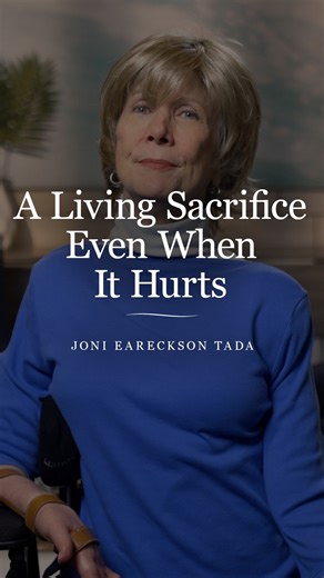 19K views · 8.4K reactions | When trials come, do you complain? Or do you pray and thank Jesus for His sacrifice? Listen as Joni Eareckson Tada shares a powerful reminder to live in a way that pleases God. | Joni and Friends | Facebook