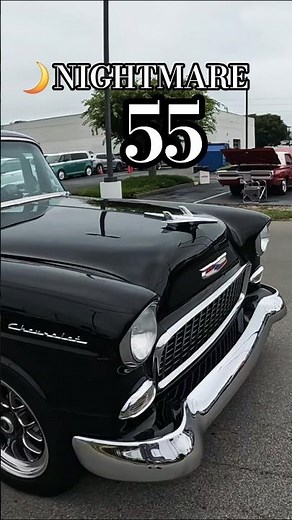 💥LOUD, NASTY & WICKED 55 Chevy Pro Street Draped in Black | Bachmann Chevrolet Car Show 2025