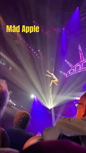 Hair Hanging Acrobatics at Mad Apple | Cirque du Soleil #circusarts #hairhanging #cirque #aerial