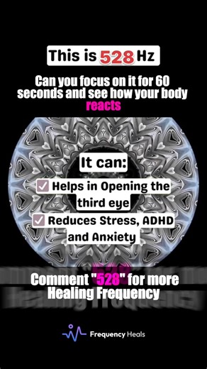528 Hz — often called the Love Frequency 💗 A gentle tone many people use to soften the heart, release tension, and reconnect with calm. Take a few quiet minutes. Let the sound work beneath the surface. #528Hz #LoveFrequency #Solfeggio #HealingFrequencies #SoundHealing #energyshift | Frequency Heals