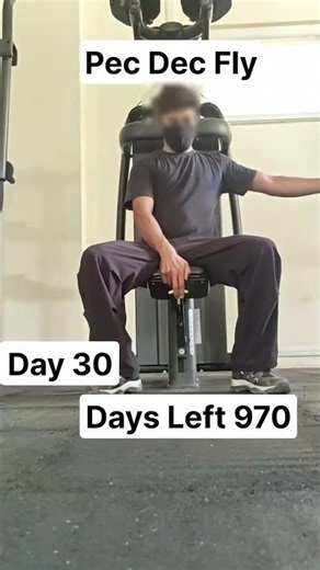 Day 30 | Pec Deck Fly (Butterfly Machine) Correct Form