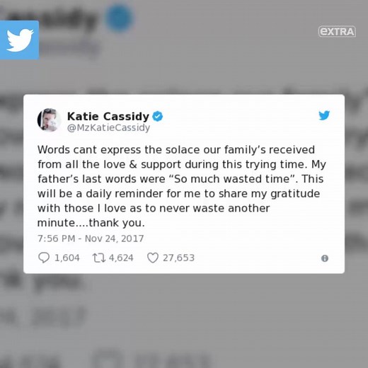 David Cassidy's daughter opens up about her father's last words