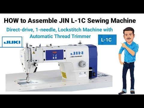 Juki JIN L-1C Sewing Machine Assembly Full Video | JIN L-1C Unboxing