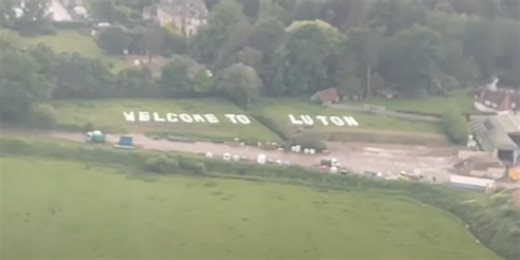 YouTuber behind ‘Welcome to Luton’ sign at Gatwick reveals how he did it