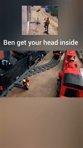 Ben GET YOUR HEAD INSIDE #trains #funny #621