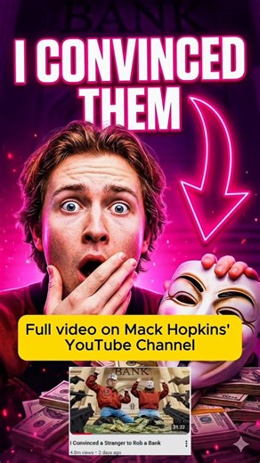 He Actually Said YES to Robbing a Bank… 😭 #MackHopkins