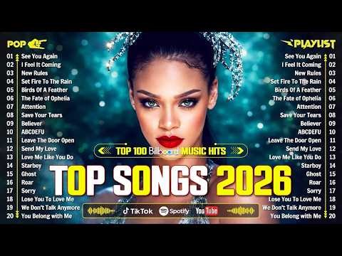 Rihanna, Ed Sheeran, Bruno Mars, Dua Lipa, Adele, Maroon 5, The Weeknd 🍀 Billboard Top 50 This Week