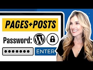 How to PASSWORD PROTECT WordPress (Private Pages + Posts MADE EASY without a plugin)